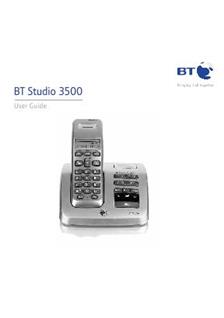 BT Studio 3500 Trio manual. Camera Instructions.